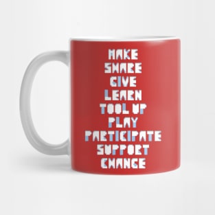 Maker Movement Slogan Mug